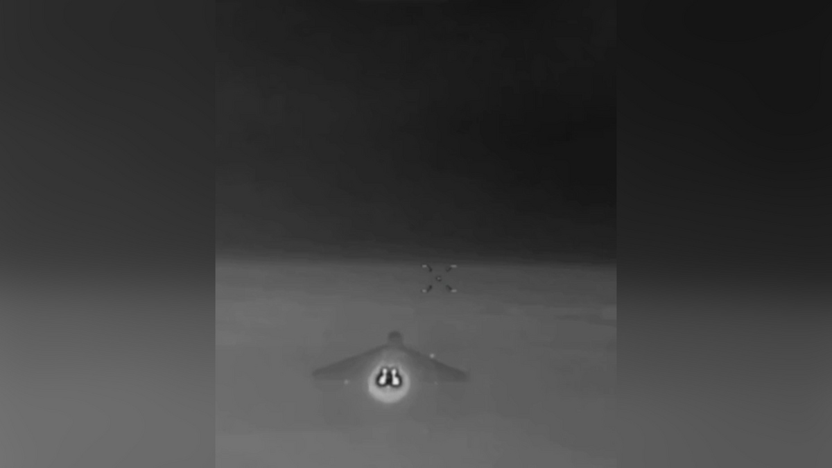 Украинский дрон заснял уникальный момент работы российской «Герани-2»