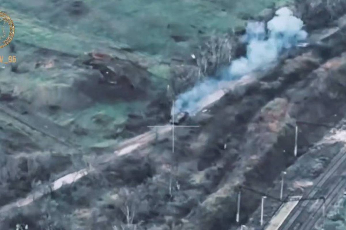 В районе Константиновки уничтожен американский БТР «М-113»