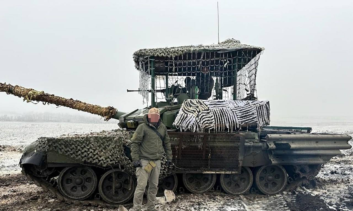 Российский танк Т-90С с французской матрицей заметили в бою на СВО