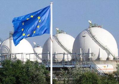 Запасы газа в ЕС опустились до минимума с 2022 года