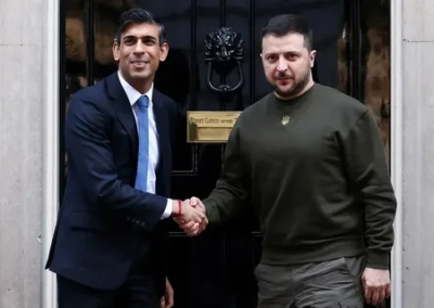 Риши Сунак будет помогать Зеленскому спасать экономику Украины