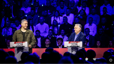 «Смерть Зеленскому». На предвыборном митинге в Венгрии появился военный, которого Сийярто привез из Москвы