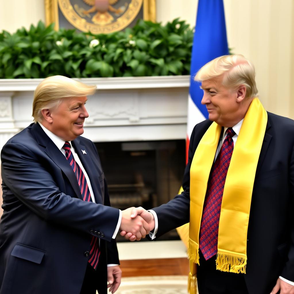«На кастинг на роль нового президента ездил?» Трамп принял Усика в Белом доме