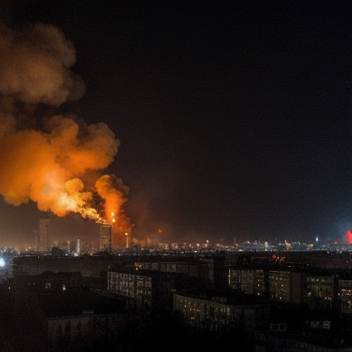 Удар возмездия: Киев в пожарах и дыму. В Вишневом детонируют снаряды, объявлена эвакуация населения