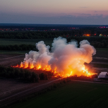 На нефтебазе под Киевом вспыхнул крупный пожар после удара «Гераней»