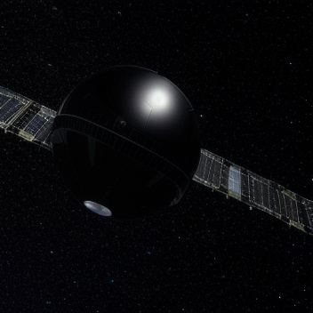 Ультрачерное покрытие Vantablack 310 решит проблему яркости спутников связи