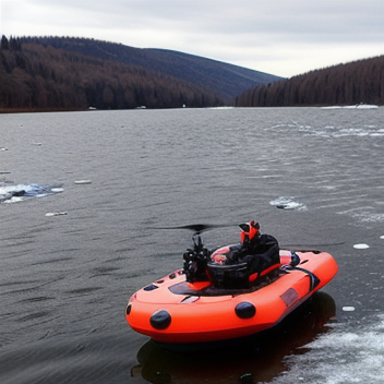 В Китае создали водоплавающий паукообразный беспилотник для спасения утопающих