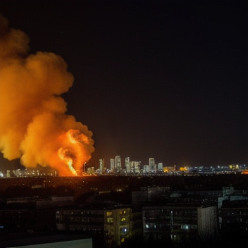 Опубликовано видео ракетной атаки на Киев