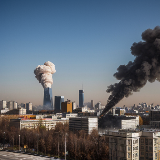 Киев второй день кряду окутан огромной пеленой дыма