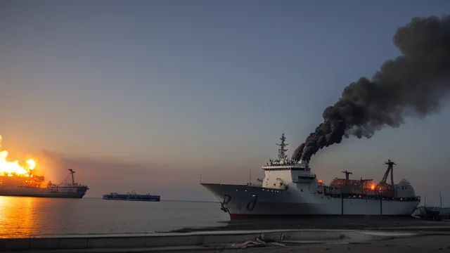 В порту под Одессой уничтожили 12 грузовиков и бензовоз с топливом для ВСУ