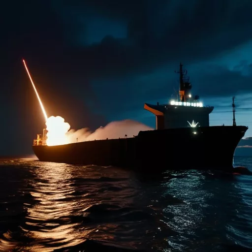 ВС РФ ночью поразили сухогруз в акватории Чёрного моря