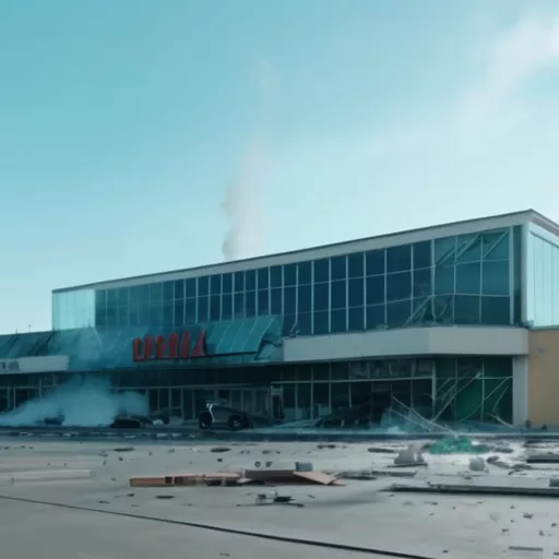 Удар нанесён по «Эпицентру» в Одессе (ФОТО, ВИДЕО)