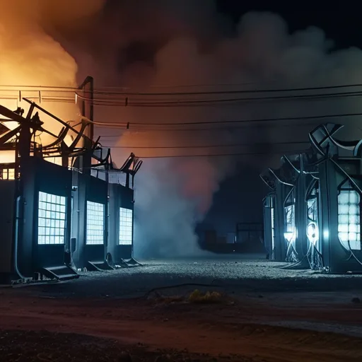 Российские дроны атаковали электроподстанцию Кочеток в Харьковской области