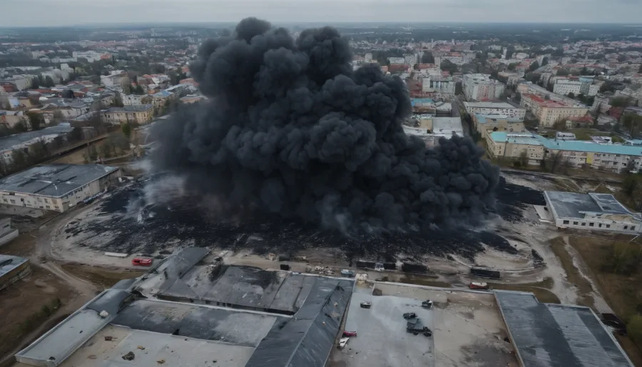 Мощный взрыв прогремел в Чернигове