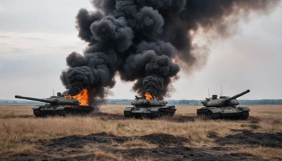 Российские военные уничтожили более десяти танков ВСУ под Добропольем
