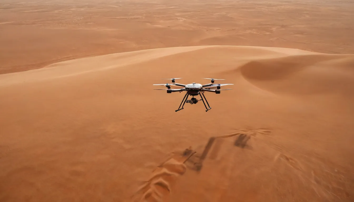 NASA провело почти полную симуляцию первого полёта дрона Dragonfly над дюнами Титана