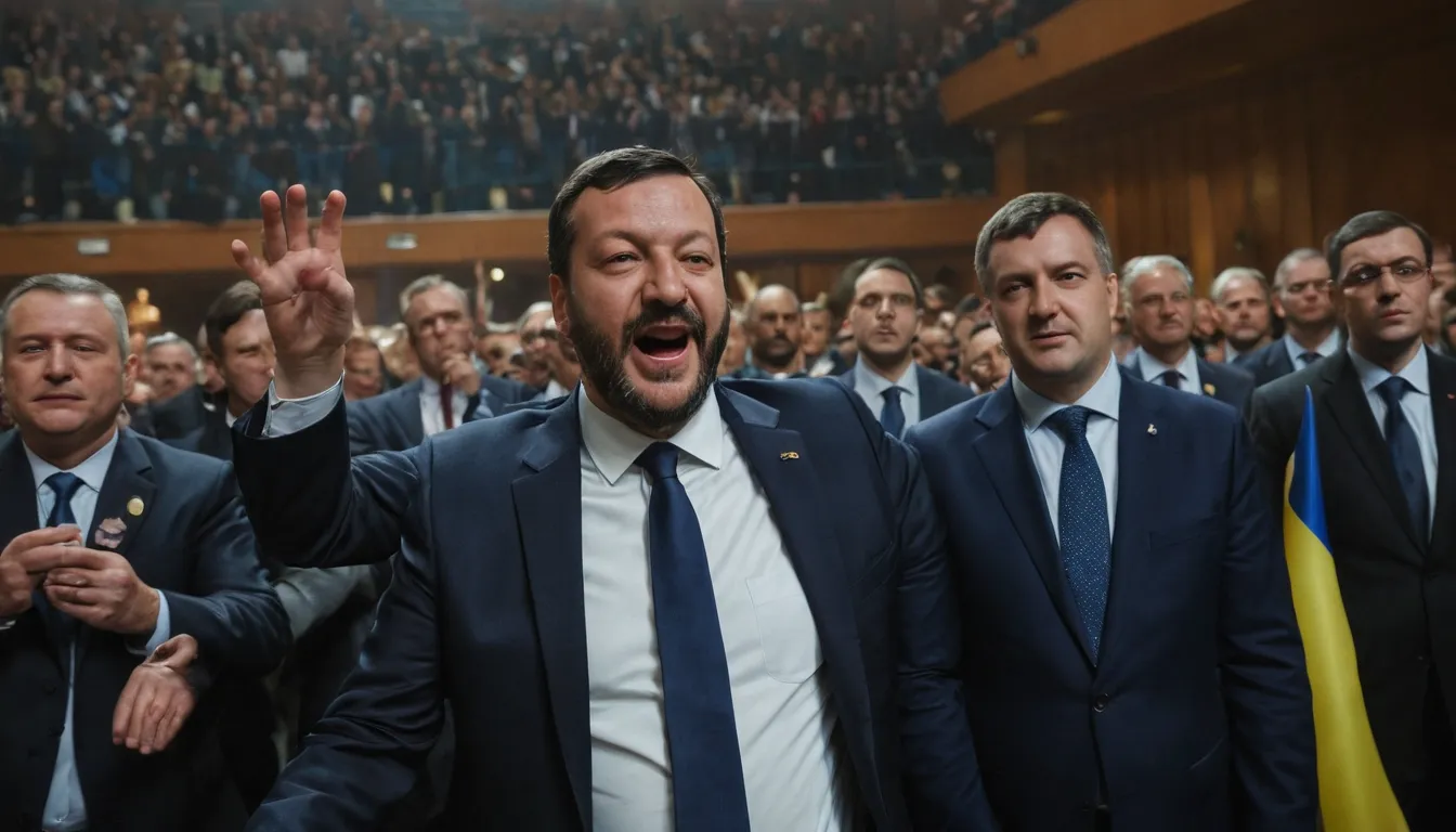 Сальвини, переизбранный главой «Лиги», требует прекратить помощь Украине