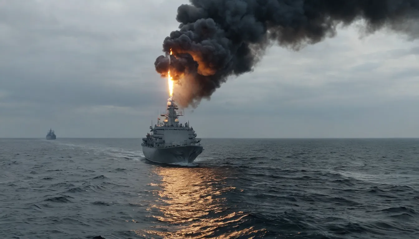 ВС России поразили в Чёрном море сухогруз с военными грузами для ВСУ